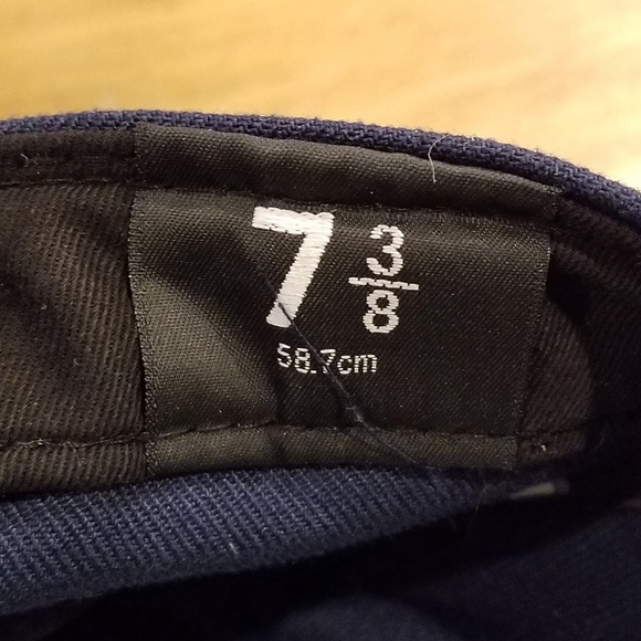 Tennessee Titans Hat New Era Size 7 3/8 Fitted Blue 59Fifty NFL Sword T Logo - Picture 7 of 10